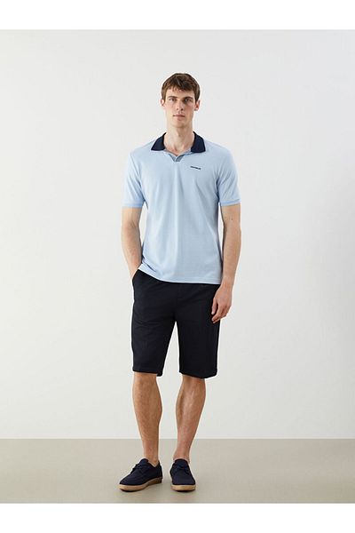 LC Waikiki Νέα σεζόν Polo Neck Pique Ανδρικό Tisort - S5Q479Z8