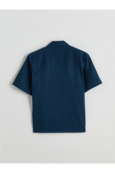 LC Waikiki Regular Fit Short Sleeve Gabardine Men's Shirt