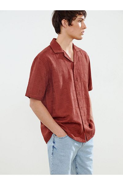 LC Waikiki Comfortable Fit Short Sleeve Men's Shirt
