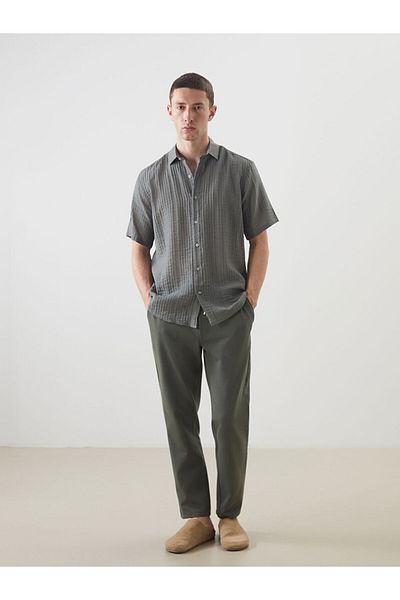 LC Waikiki Regular Fit Short Sleeve Men's Shirt