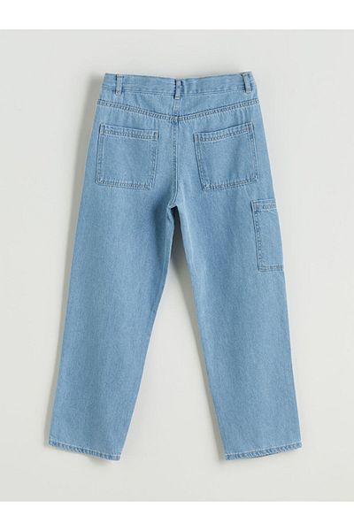 LC Waikiki Loose Fit Boy's Cargo Jean Trousers