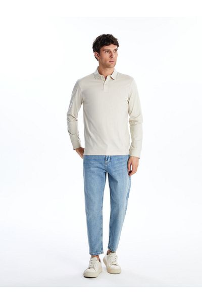 LC Waikiki Polo Neck Long Sleeve Men's Sweatshirt