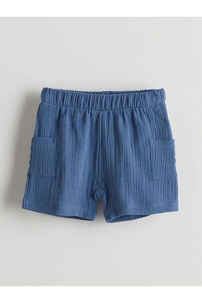LC Waikiki Basic Baby Boy Shorts with Elastic Waist