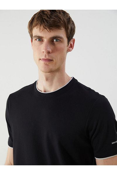 LC Waikiki Crew Neck Printed Combed Cotton Men's T-Shirt
