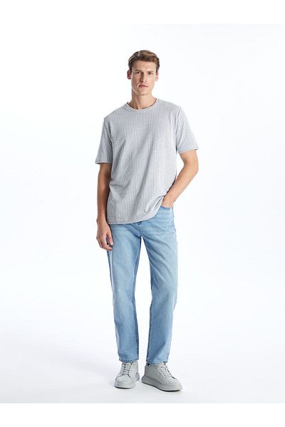 LC Waikiki Men's T-Shirt with Fabric Detail Bu07