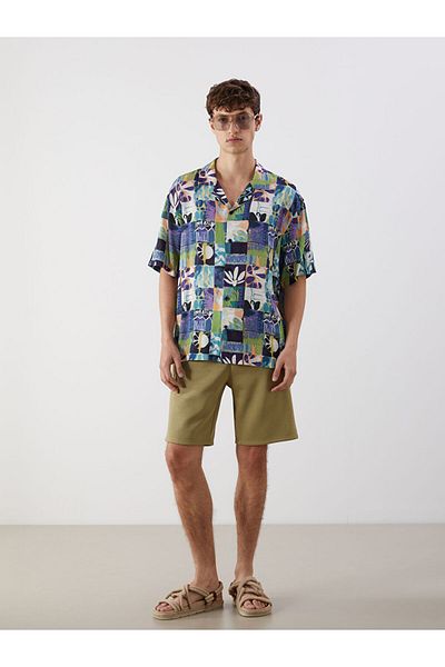 LC Waikiki Loose Fit Short Sleeve Men's Shirt