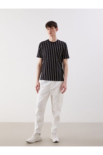 LC Waikiki Crew Neck Striped Men's T-Shirt