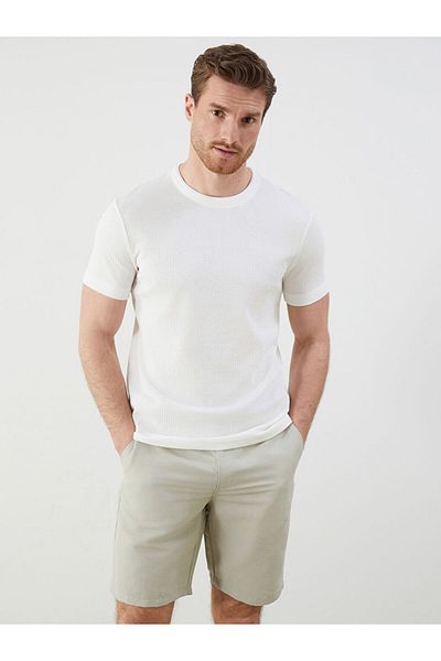 LC Waikiki Νέα σεζόν Crew Neck Duz Ανδρικό Tisort - S5JF99Z8