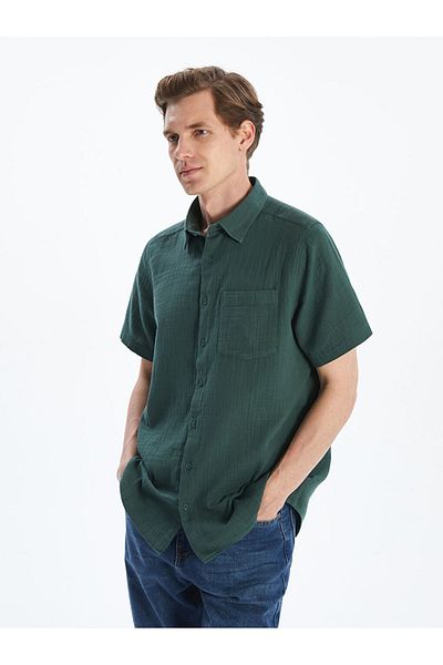 LC Waikiki Standard Fit Short Sleeve Men's Shirt