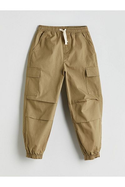 LC Waikiki Boys' Parachute Trousers with Elastic Waist