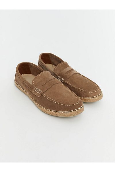 LC Waikiki Koor Beige Suede Look Men's Loafer Shoes