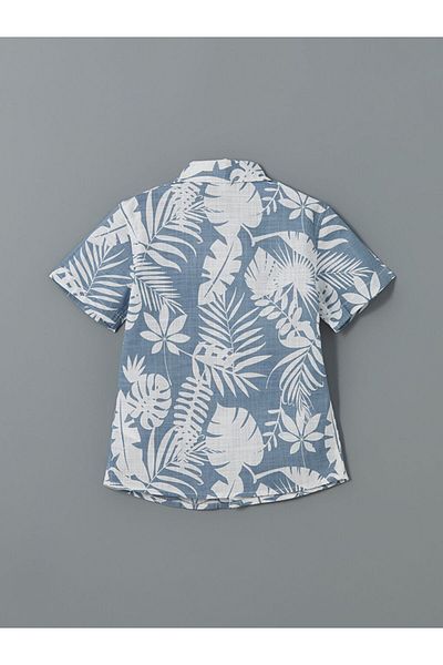 LC Waikiki Short Sleeve Printed Boy's Shirt