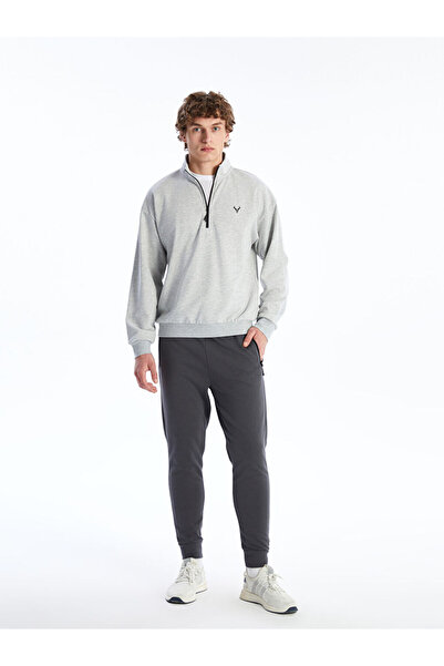 LC Waikiki Gri Slim Fit Erkek Jogger Eşofman Altı