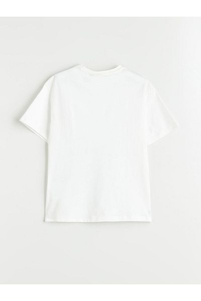 LC Waikiki Crew Neck Printed Boy's T-Shirt