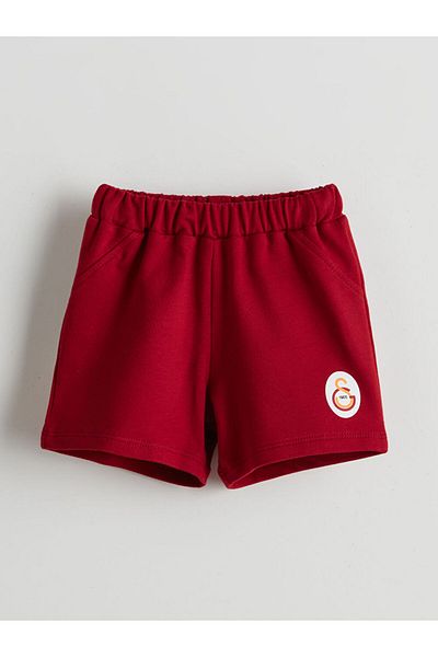 LC Waikiki Elastic Waist Printed Baby Boy Shorts