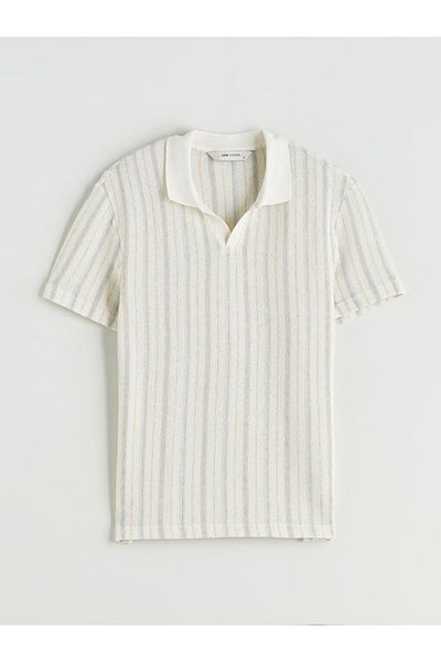 LC Waikiki Polo Neck Striped Men's T-Shirt