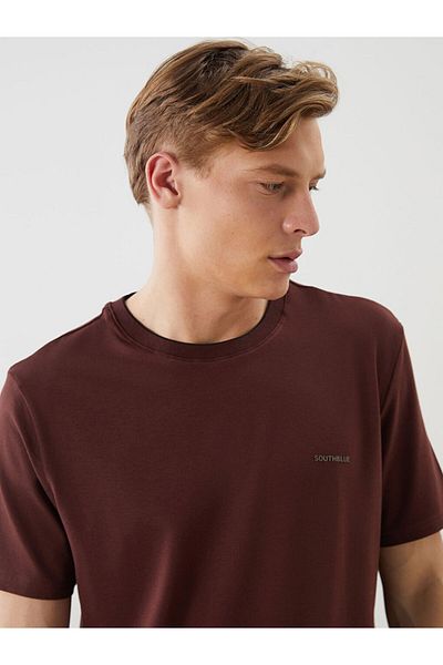 LC Waikiki Crew Neck Printed Combed Cotton Men's T-Shirt