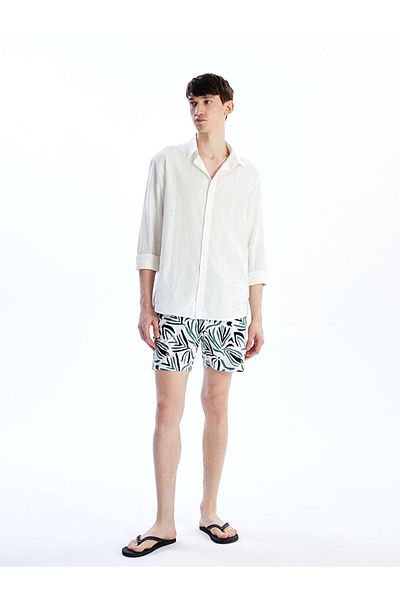 LC Waikiki Short Length Patterned Men's Sea Shorts