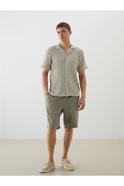 LC Waikiki Νέα σεζόν Polo Collar Striped Ανδρικό Tisort - S5OU49Z8