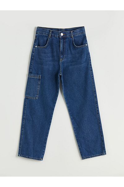 LC Waikiki Loose Fit Boy's Cargo Jean Trousers