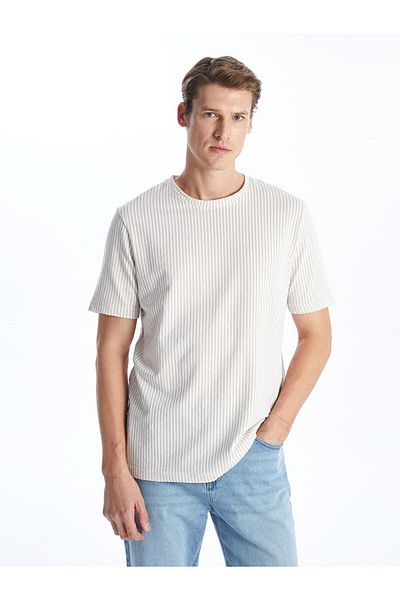 LC Waikiki Men's T-Shirt with Fabric Detail Bu05
