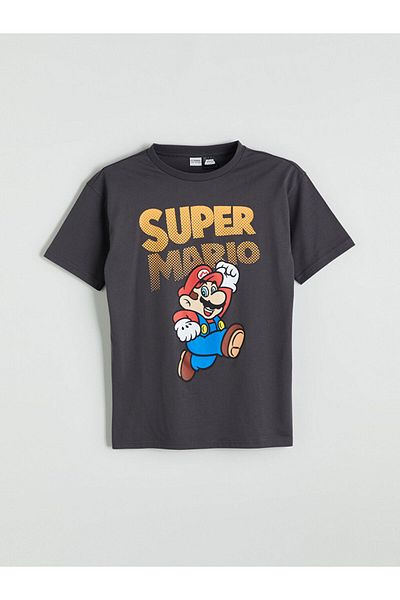 LC Waikiki New Season Crew Neck Super Mario Printed Men's T-Shirt - S5Hb36Z4