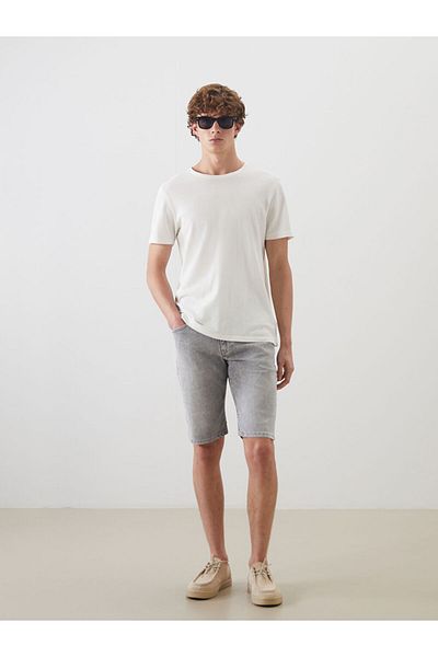 LC Waikiki Standard Fit Men's Jean Shorts