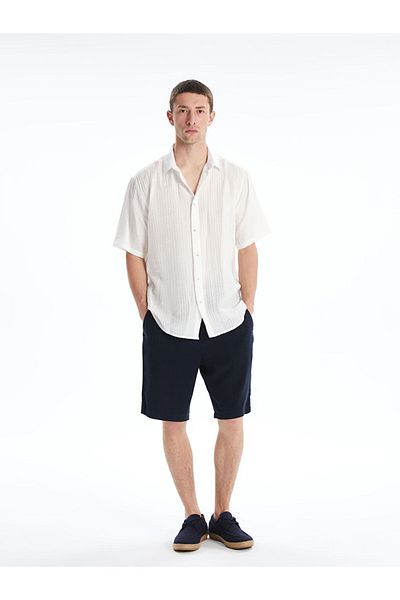 LC Waikiki New Season Regular Fit Short Sleeve Men's Shirt - S5Ha98Z8
