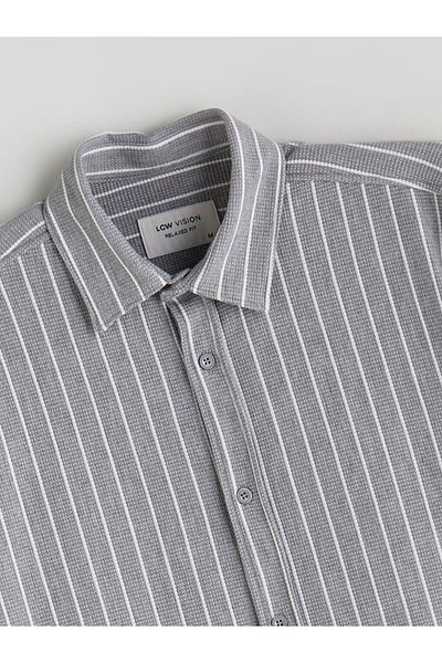 LC Waikiki Regular Fit Short Sleeve Striped Men's Shirt