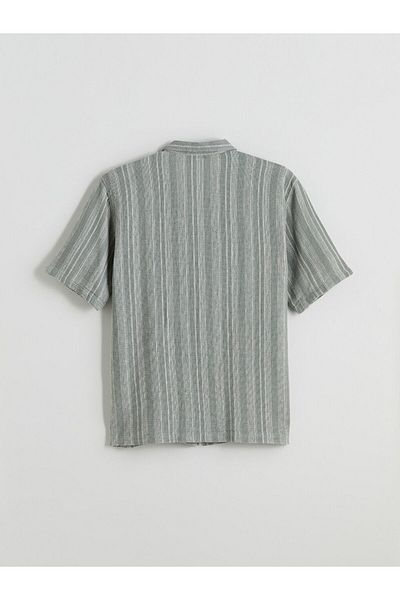 LC Waikiki Regular Fit Resort Collar Short Sleeve Men's Shirt