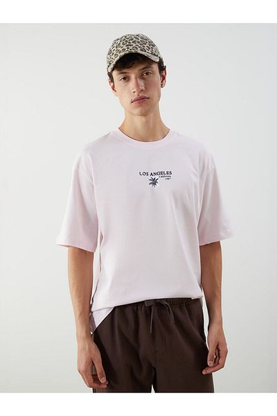 LC Waikiki New Season Crew Neck Printed Combed Cotton Men's T-Shirt - S5Qn81Z8