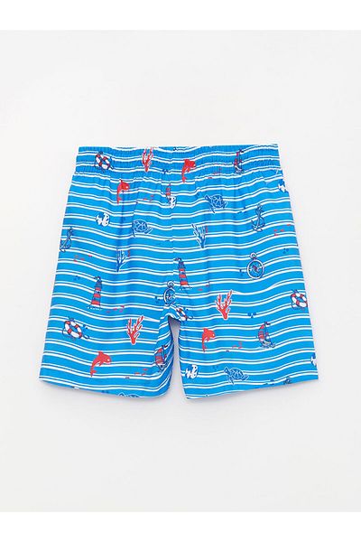 LC Waikiki Quick Dry Boys' Swim Shorts with Elastic Waist