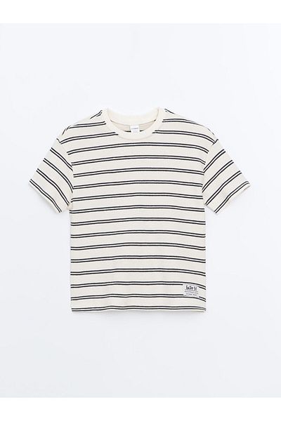 LC Waikiki Crew Neck Striped Boy T-Shirt
