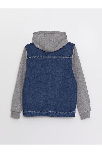 LC Waikiki Hooded Boy Jean Jacket