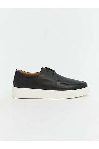 LC Waikiki Koor Black Genuine Leather Men's Classic Shoes