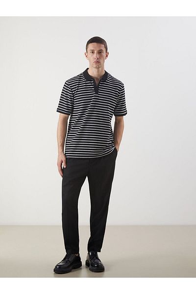 LC Waikiki Polo Neck Striped Men's T-Shirt