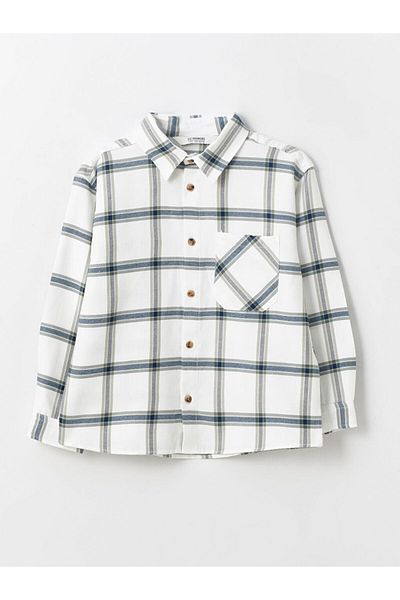 LC Waikiki Comfortable Fit Plaid Boy's Shirt