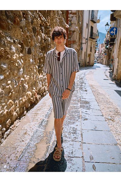 LC Waikiki Standard Fit Striped Men's Shorts