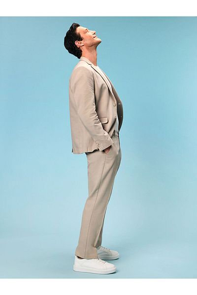 LC Waikiki Standard Pattern Linen Blended Men's Trousers