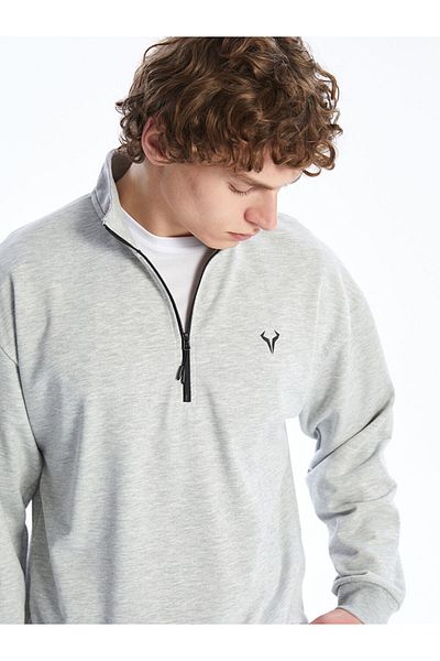LC Waikiki Stand Collar Men's Sweatshirt