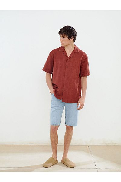 LC Waikiki Comfortable Fit Short Sleeve Men's Shirt