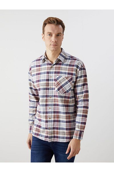 LC Waikiki Loose Fit Men's Checkered Shirt