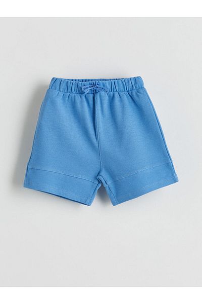 LC Waikiki Elastic Waist Basic Baby Boy Shorts 2-Piece