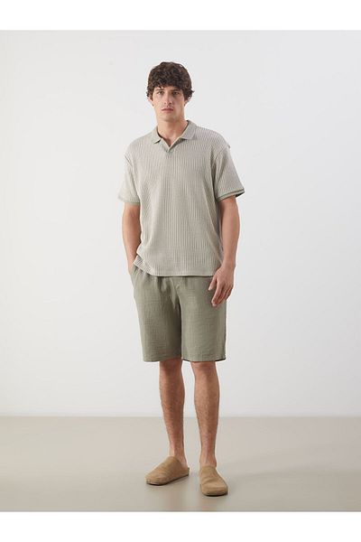 LC Waikiki Green Polo Neck Men's T-Shirt