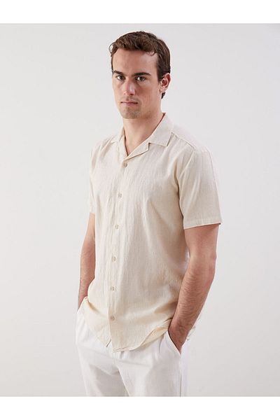 LC Waikiki Regular Fit Linen Blended Men's Shirt