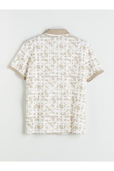 LC Waikiki Polo Neck Patterned Pique Men's T-Shirt