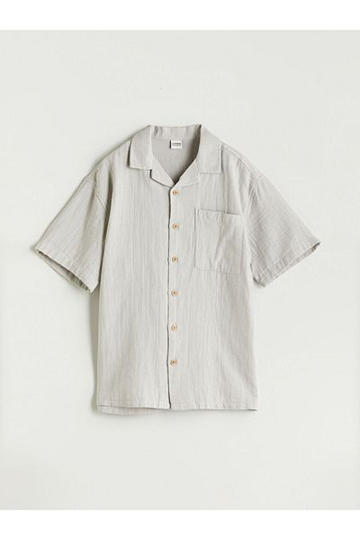 LC Waikiki Basic Short Sleeve Boy's Shirt