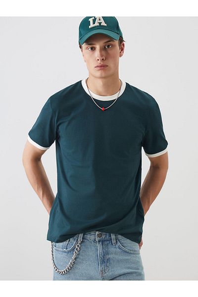 LC Waikiki Crew Neck Combed Cotton Men's T-Shirt