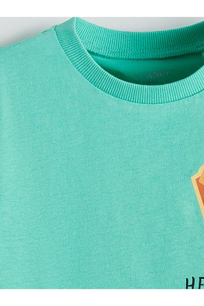 LC Waikiki Crew Neck Printed Boy's T-Shirt