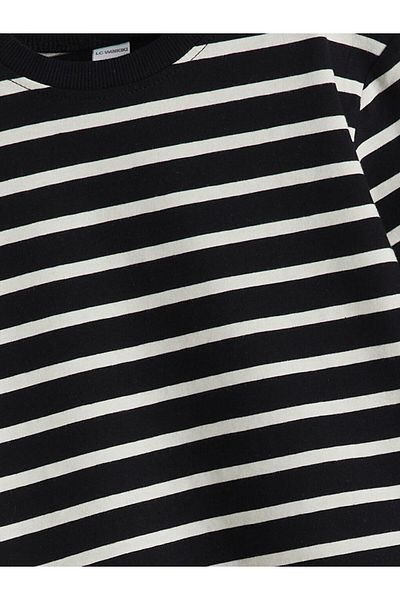 LC Waikiki Crew Neck Striped Boy T-Shirt